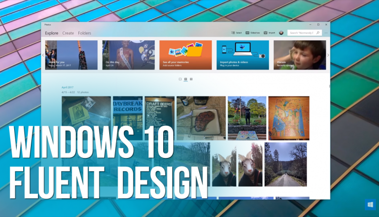 As Se Ve Y Funciona El Nuevo Fluent Design De Windows Tec