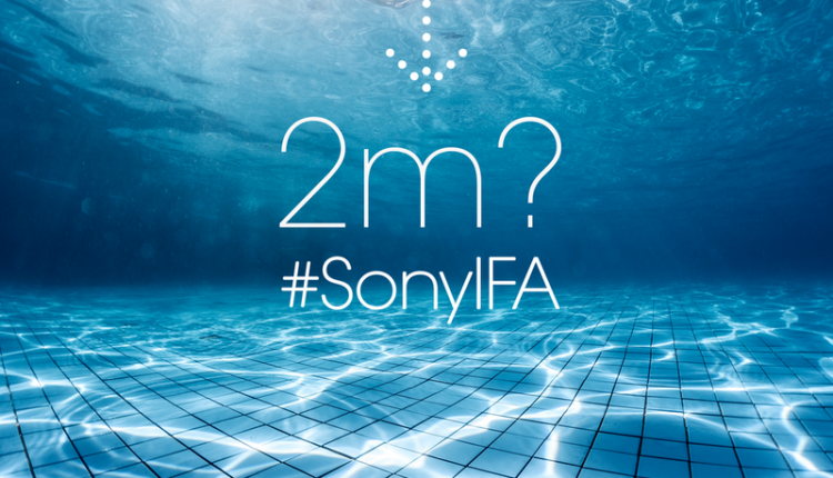 Sony IFA 2014 Water Resistance