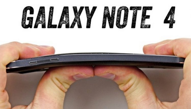 Galaxy note 4 Bendgate (1)