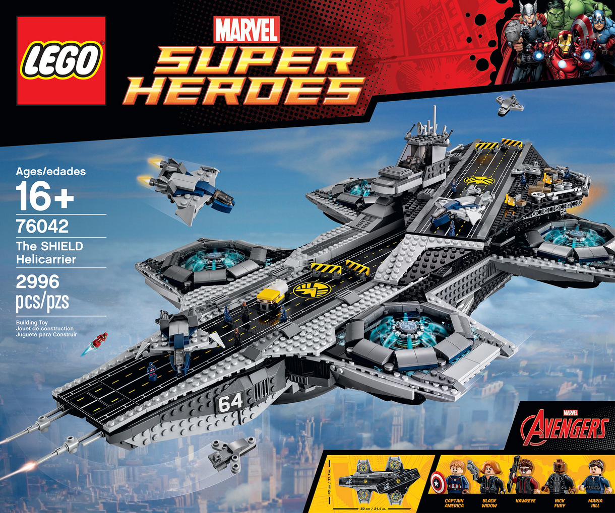 LEGO Marvel SHIELD UCS Helicarrier 76042-1 (10)