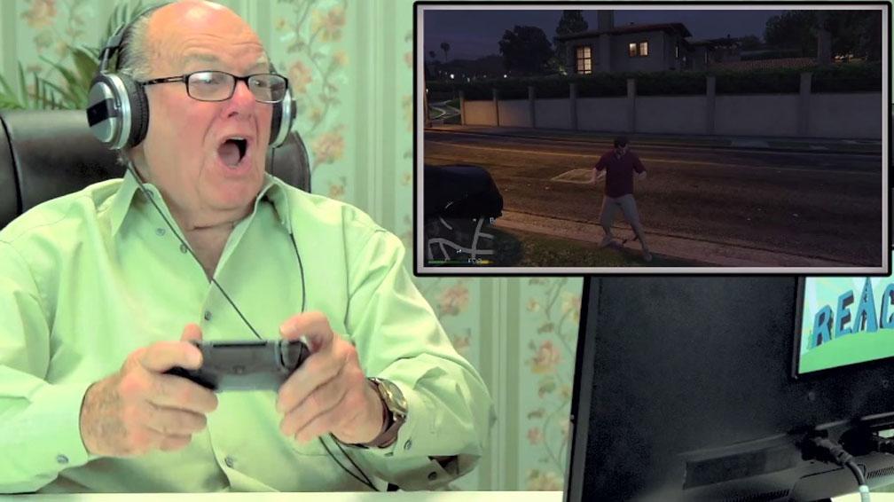 Old People React GTA V 003