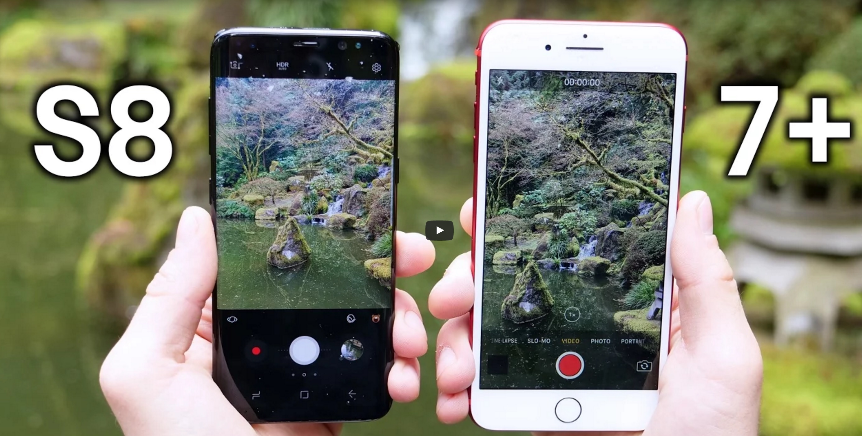 cerca sol Ennegrecer Galaxy S8 vs iPhone 7 Plus -¿Cuál tiene mejor cámara, rendimiento y resiste  más al agua? (Video) - TEC