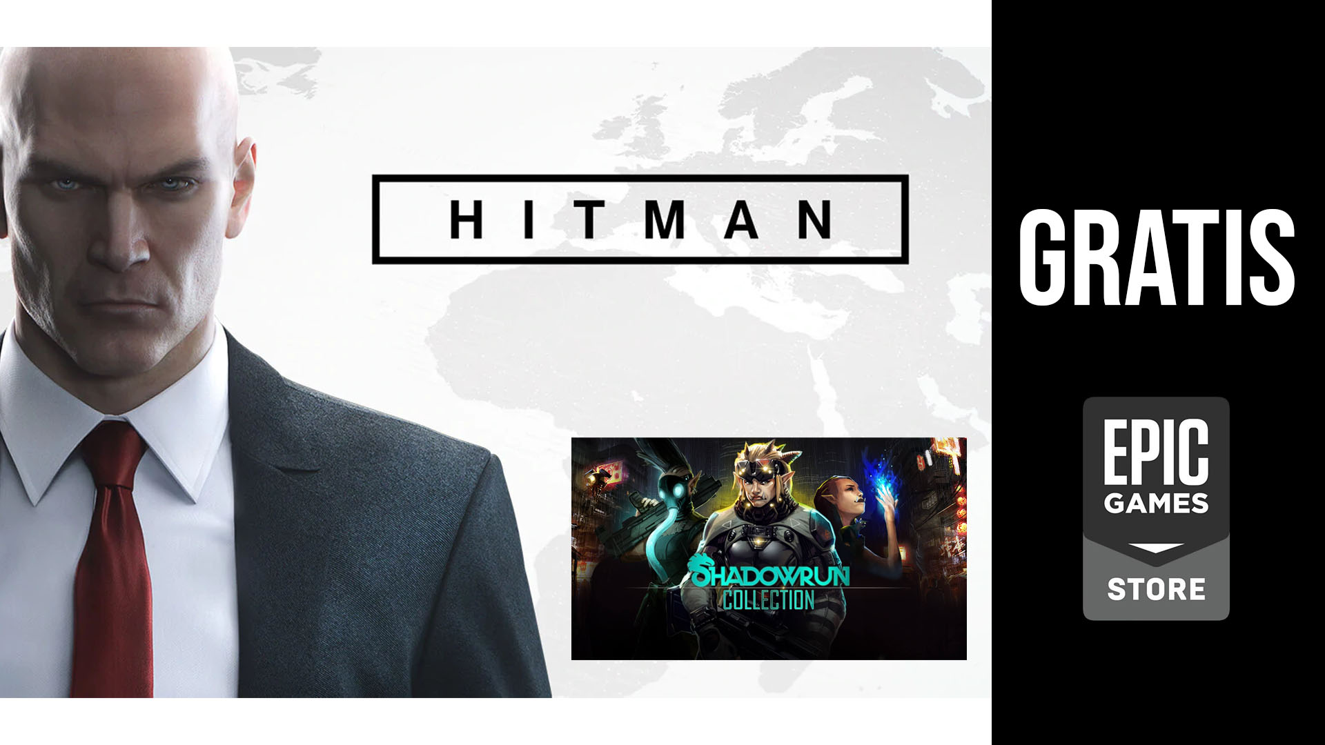 HITMAN (2016) e Shadowrun Collection estão gratuitos na Epic Games Store