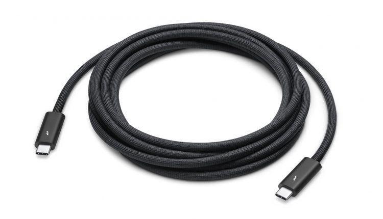Apple-s-159-Thunderbolt-4-Pro-Cable-is-Braided-and-three-Meters-Long