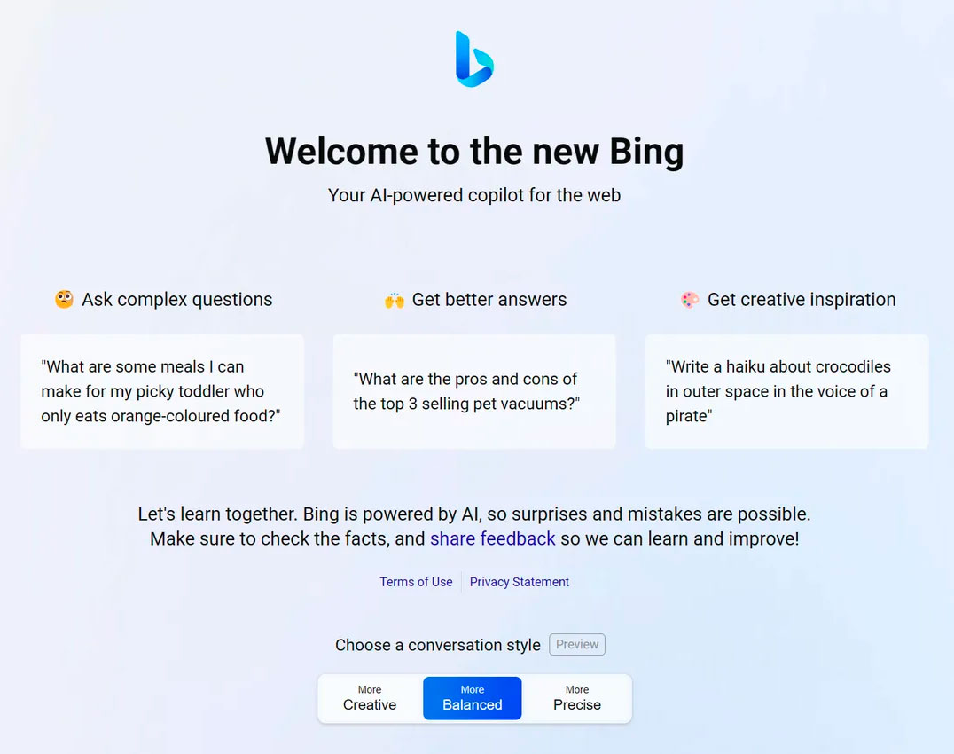 Bing ChatGPT